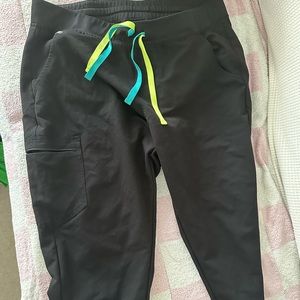 FIGS XL blue yellow tie